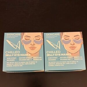 2 LA Splash Chilled Jelly Eye Masks – Blue | Hydrating Under-Eye Treatment